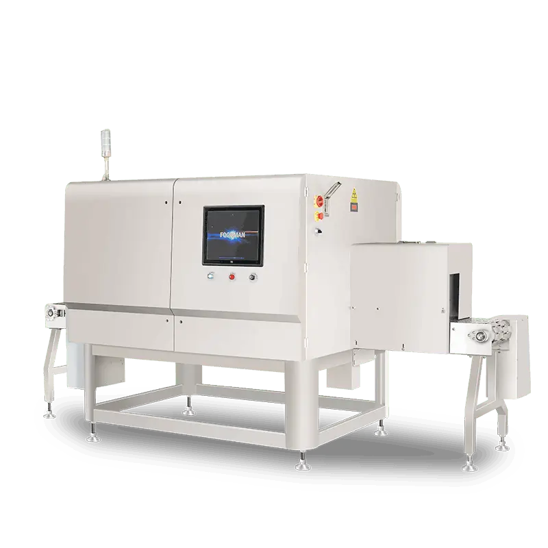 Foodman dual beam side scan X-ray inspection system for enhanced product inspection