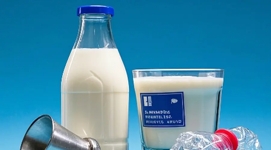 industrial x-ray system inspecting packaged dairy products