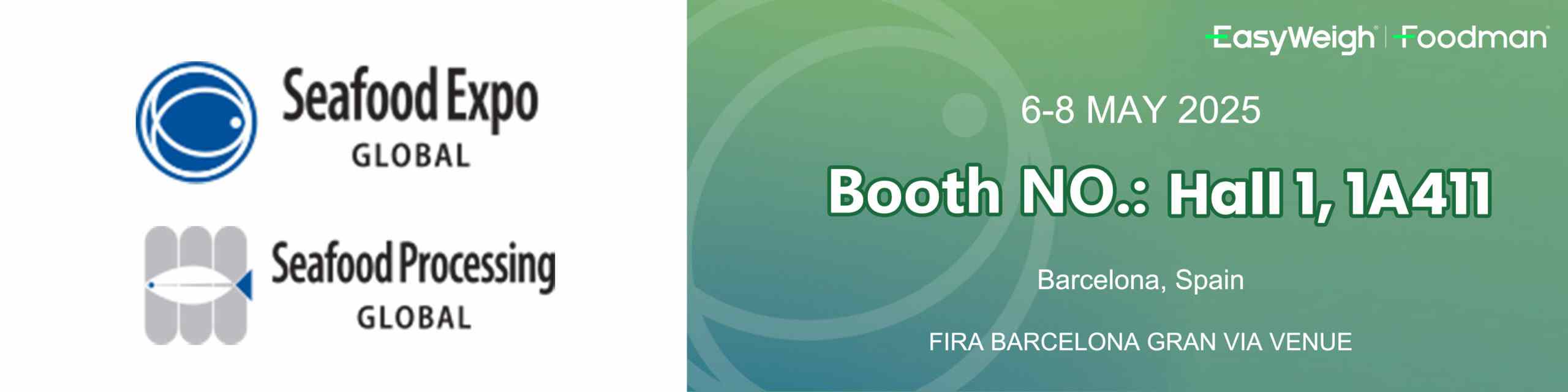 Foodman team at Seafood Expo Global 2025 showcasing inspection solutions