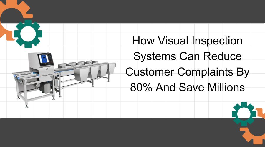 Automated visual inspection system scanning products for defects