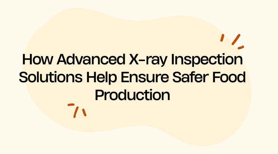 Advanced X-ray inspection system ensuring food safety in modern food production facility