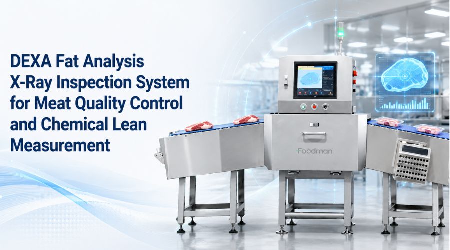 Foodman DEXA X-ray inspection system for meat fat analysis and chemical lean measurement