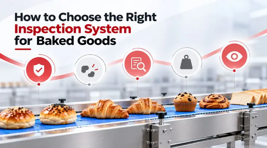 Guide for selecting the right inspection system for baked goods based on product and packaging needs